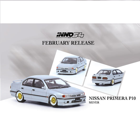 INNO64 1/64 NISSAN PRIMERA P10 Silver IN64-P10-SIL