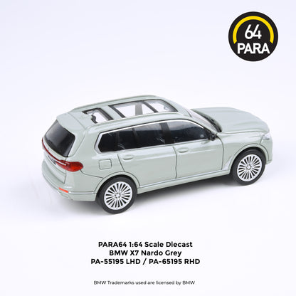 PARA64 1/64 BMW X7  Nardo Grey LHD PA-55195