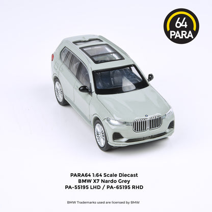 PARA64 1/64 BMW X7  Nardo Grey LHD PA-55195