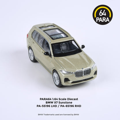 PARA64 1/64 BMW X7 Sunstone LHD PA-55196