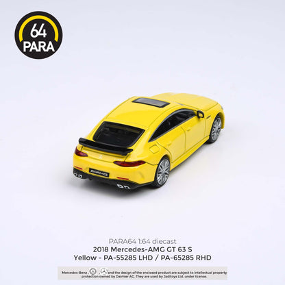 PARA64 1/64 2018 Mercedes-AMG GT 63 S Yellow LHD PA-55285