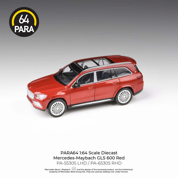 PARA64 1/64 2020 Mercedes-Maybach GLS 600 – Red LHD PA-55305