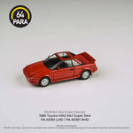 PARA64 1/64 1985 Toyota MR2 Mk1 Super Red LHD PA-55361