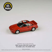 PARA64 1/64 1985 Toyota MR2 Mk1 Super Red LHD PA-55361