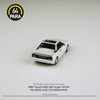 PARA64 1/64 1985 Toyota MR2 Mk1 Super White LHD PA-55362