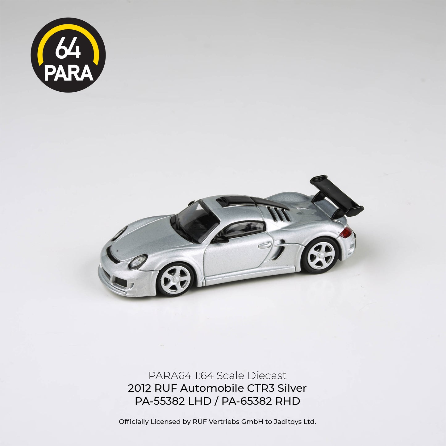 PARA64 1/64 2012 RUF CTR3 Clubsport Silver LHD PA-55382