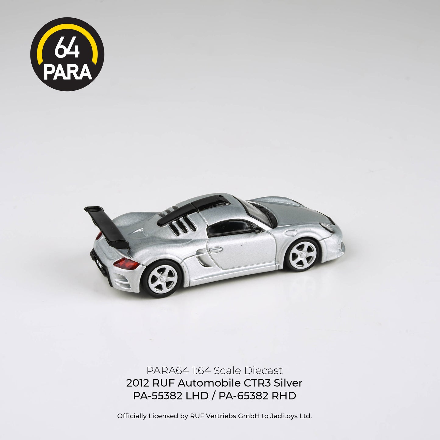 PARA64 1/64 2012 RUF CTR3 Clubsport Silver LHD PA-55382