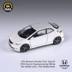 PARA64 1/64 Honda Civic FN2 Type R Championship White RHD PA-65392