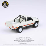 PARA64 1/64 1984 Toyota Hilux  Single Cab - White LHD PA-55521