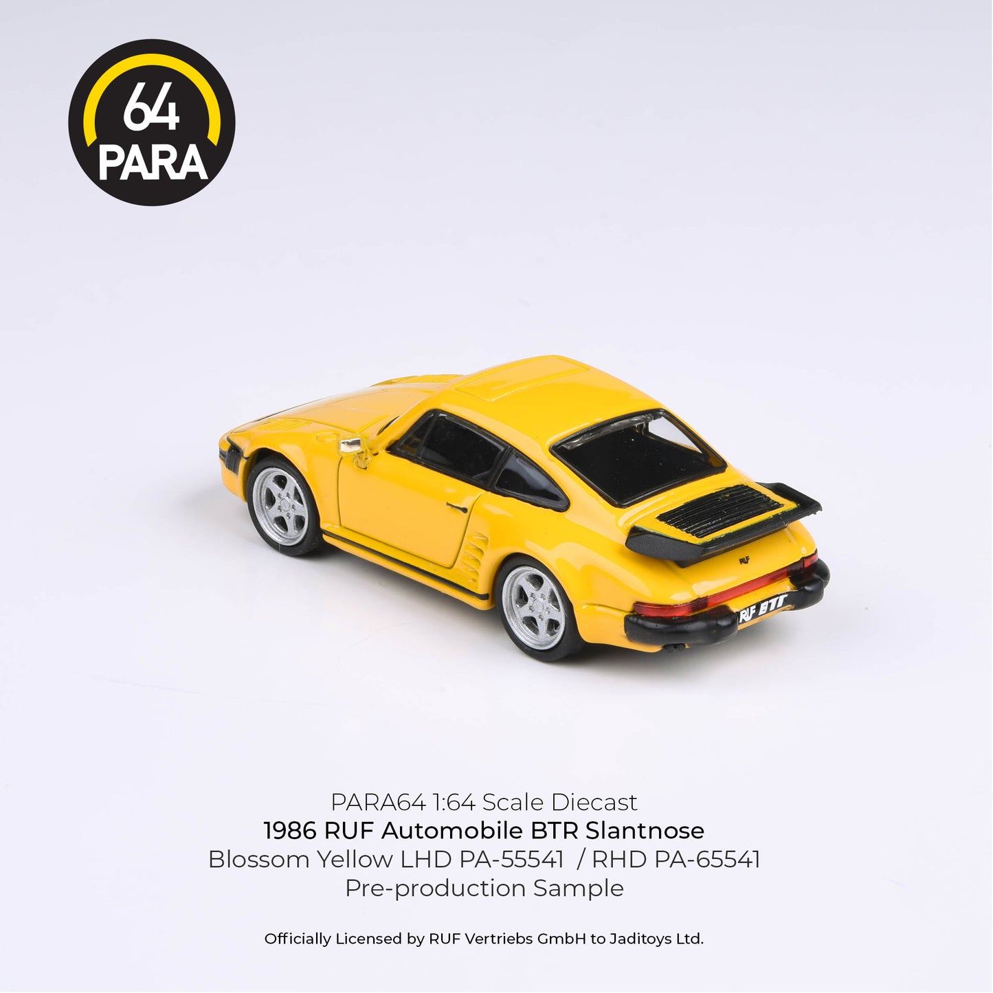 PARA64 1/64 1986 RUF BTR Slantnose Blossom Yellow LHD PA-55541