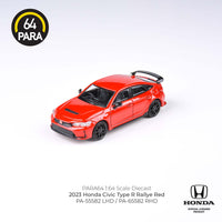 PARA64 1/64 2023 Honda Civic Type R FL5 Rallye Red LHD PA-55582
