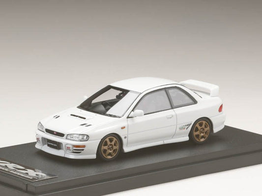 MARK43 1/43 Subaru Impreza WRX type RSTi Version 1997 (GC8) Fether White / Sports Wheel