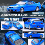 INNO64 1/64 NISSAN SKYLINE GT-R (R33) Championship Blue IN64-R33-CBL