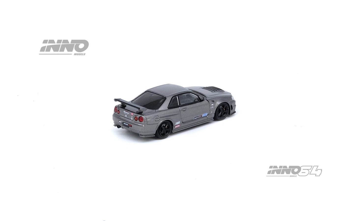 INNO64 1/64 NISSAN SKYLINE GT-R (R34) OMORI FACTORY "CLUBMAN RACE SPEC" IN64-R34-OFCRS