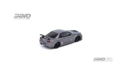 INNO64 1/64 NISSAN SKYLINE GT-R (R34) OMORI FACTORY "CLUBMAN RACE SPEC" IN64-R34-OFCRS