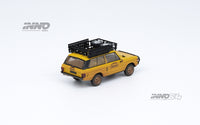 INNO64 1/64 RANGE ROVER "CLASSIC" CAMEL TROPHY 1982 With Dust Effect (1 Tool Box and 4 Fuel/Oil Container included) IN64-RRC-CT82DE