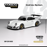 PREORDER Tarmac Works 1/43 RWB 930 White *** Asia Special Edition - Limited to 240pcs *** T43-013-WH (Approx. Release Date : May 2020)