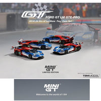 MINI GT 1/64 FORD GT LMGTE PRO 2016 LEMANS GANASSI 4 CAR SET / LIMITED EDITION OF 5000 MGT-S001