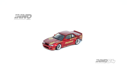 INNO64 1/64 NISSAN SILVIA S13 (V2) PANDEM / ROCKET BUNNY Red Metalic IN64-S13V2-RED