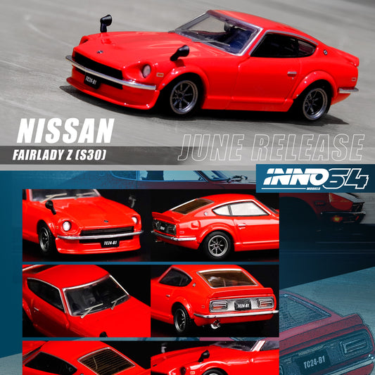 INNO64 1/64 NISSAN FAIRLADY Z (S30) Red IN64-240Z-RED