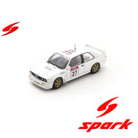 Spark Model 1/43 BMW E30 NO.27 TOUR DE CORSE RALLYE DE FRANCE 1990 F. DOR - P. VIALE S8486