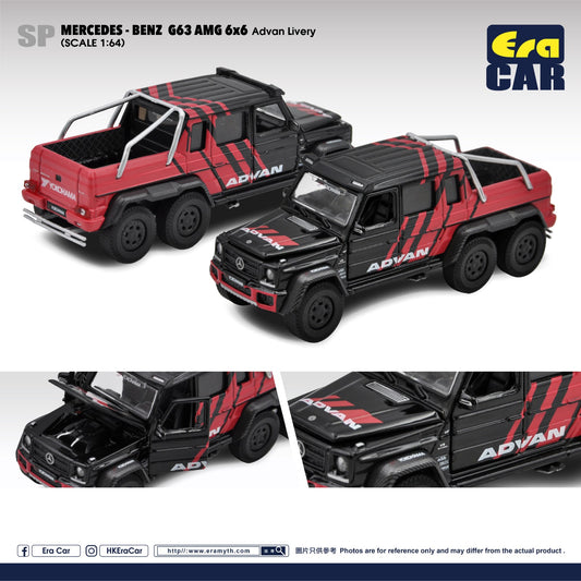 ERA CAR 1/64 Mercedes-Benz G63 AMG6X6 (Advan Livery) SP226X60601
