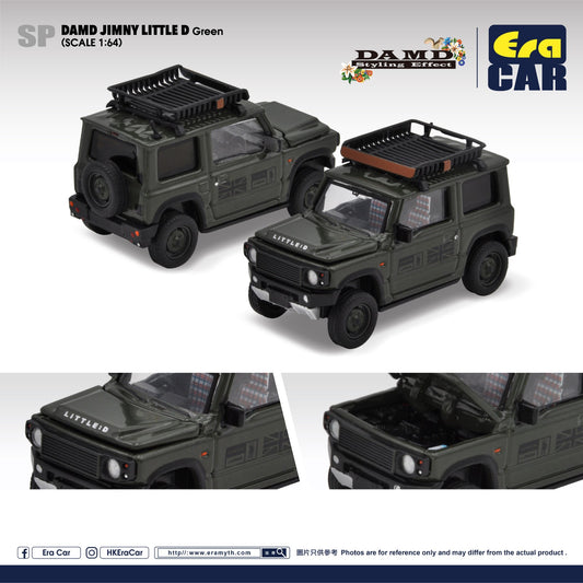 ERA CAR 1/64 DAMD JIMNY LITTLE D GREEN SU21JS98