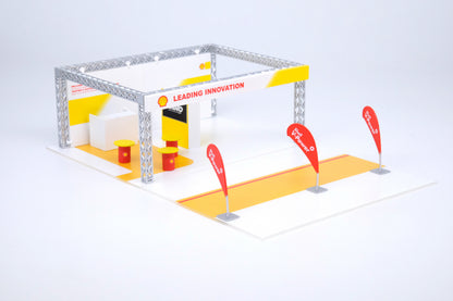 INNO64 1/64 "SHELL" KIOSK DIORAMA DIO64-001-SHELL