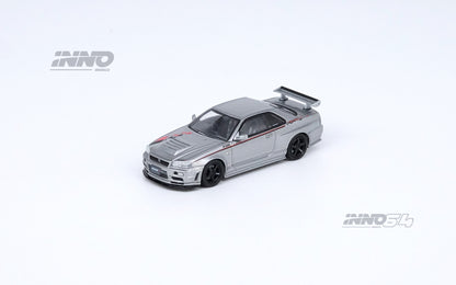 INNO64 1/64 NISSAN SKYLINE GT-R R34 R-TUNE Silver IN64-R34RT-SIL