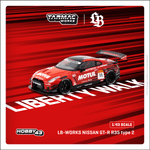 PREORDER TARMAC WORKS HOBBY43 1/43 LB-WORKS NISSAN GT-R R35 type 2 Motul  T43-019-MOT (Approx. Release Date : AUGUST 2023 subject to manufacturer's final decision)