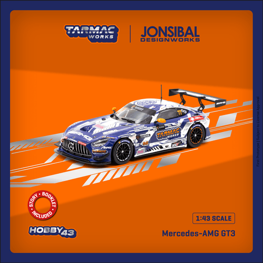 TARMAC WORKS HOBBY43 1/43 Mercedes-AMG GT3 Macau GT Cup 2022 Winner Craft-Bamboo Racing Maro Engel  T43-023-22MGP77