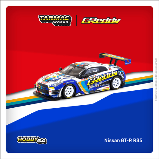 TARMAC WORKS HOBBY64 1/64 Nissan GT-R R35 TRUST e-Racing T64-005-GDY