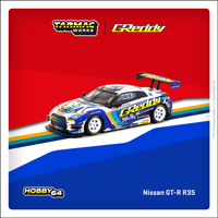 TARMAC WORKS HOBBY64 1/64 Nissan GT-R R35 TRUST e-Racing T64-005-GDY