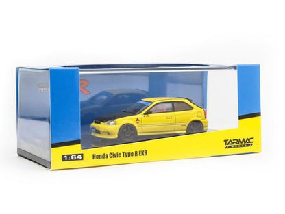 Tarmac Works 1/64 Honda Civic Type R EK9 Yellow