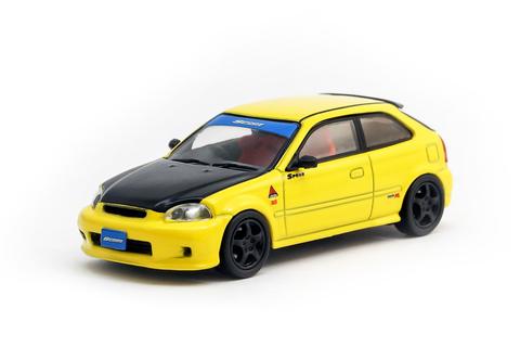 Tarmac Works 1/64 Honda Civic Type R EK9 Yellow T64-010-YL