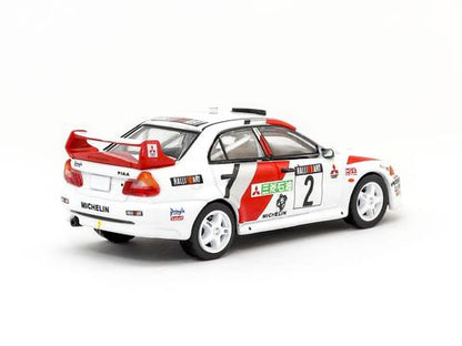 Tarmac Works 1/64 Mitsubishi Lancer Evolution V Champion's Meeting 1998 Richard Burns T64-012-RAL