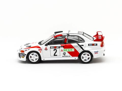 Tarmac Works 1/64 Mitsubishi Lancer Evolution V Champion's Meeting 1998 Richard Burns T64-012-RAL