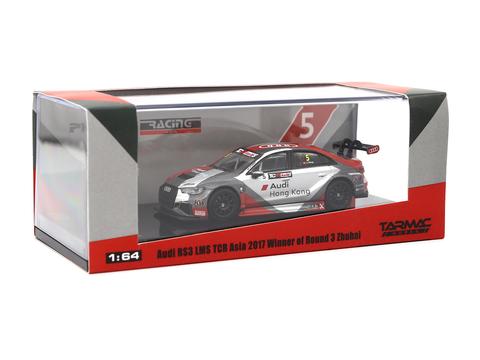 Tarmac Works 1/64 Audi RS3 LMS - TCR Asia 2017 - Audi HK/ Phoenix Racing Asia - Jasper Thong