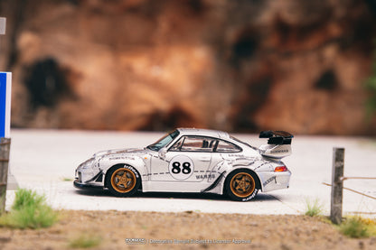 TARMAC WORKS HOBBY64 1/64 RWB 993 Silver Phantom Special Edition T64-017-JC