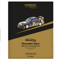 TARMAC WORKS HOBBY64 1/64 Mercedes-Benz 190 E 2.5-16 Evolution II Macau Guia Race 1991 Kurt Thiim T64-024-91MGP11