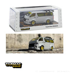 Tarmac Works 1/64 Toyota Hiace Widebody Grey with Roof Rack "2021 Tokyo Auto Salon Special" T64-038-GR