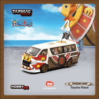 TARMAC WORKS HOBBY64 1/64 Tarmac Works x One Piece Toyota Hiace Widebody One Piece Thousand Sunny T64-038-OP22