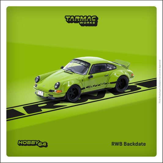 TARMAC WORKS HOBBY64 1/64 RWB Backdate Olive Green T64-046-OG
