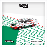 TARMAC WORKS HOBBY64 1/64 Volvo 240 Turbo Macau Guia Race 1985 Winner Gianfranco Brancatelli T64-050-85MGP06