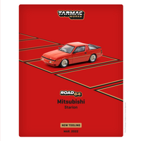 TARMAC WORKS ROAD64 1/64 Mitsubishi Starion Bright Red T64R-055-RED