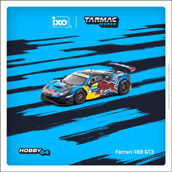 TARMAC WORKS HOBBY64 1/64 Ferrari 488 GT3 DTM 2021 Monza Race 1 Winner Liam Lawson T64-072-21DTM30