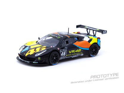 TARMAC WORKS HOBBY64 1/64 Ferrari 458 Italia GT3  (2011) Blancpain Endurance Series 2012 – NURBURGRING V. Rossi / A. Salucci / A.Ceccato T64-073-12BGT46N