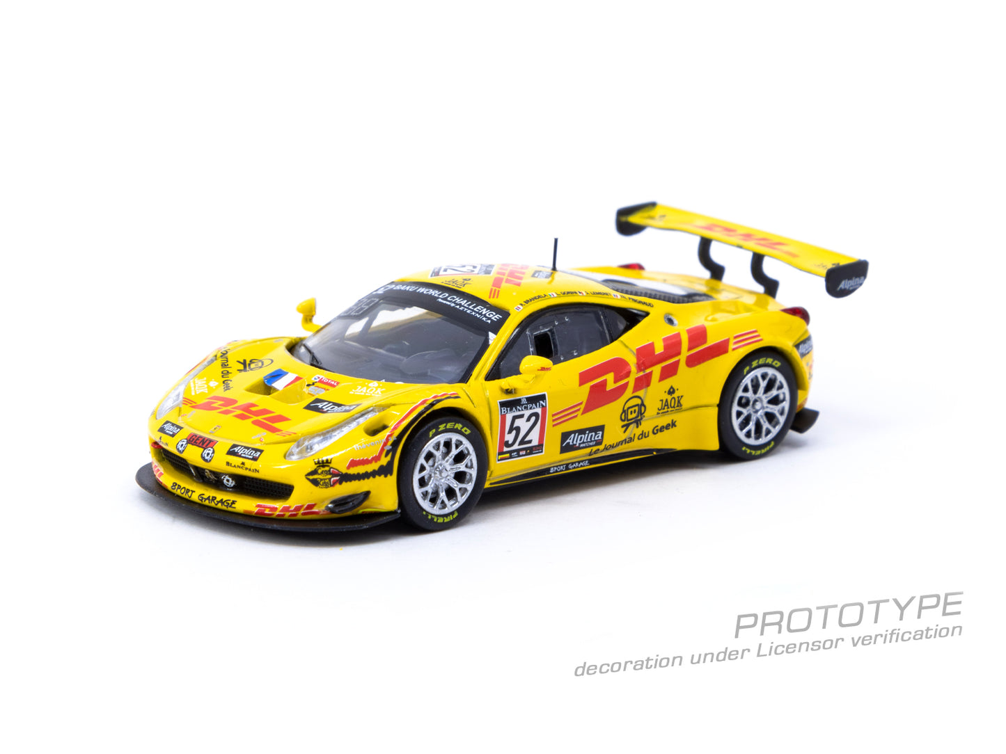 TARMAC WORKS HOBBY64 1/64 Ferrari 458 Italia GT3 (2013) 24 Hours of Spa 2013 L. Gorinni / S. Lémeret / T. Prignaud / R. Brandela T64-074-13SPA52