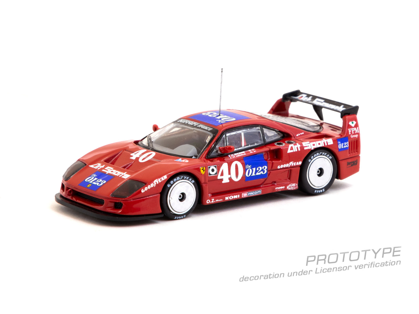 PREORDER TARMAC WORKS HOBBY64 1/64 Ferrari F40 LM T64-075-90TP40 (Approx. Release Date : MAY 2023 subject to manufacturer's final decision)