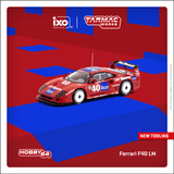PREORDER TARMAC WORKS HOBBY64 1/64 Ferrari F40 LM T64-075-90TP40 (Approx. Release Date : MAY 2023 subject to manufacturer's final decision)